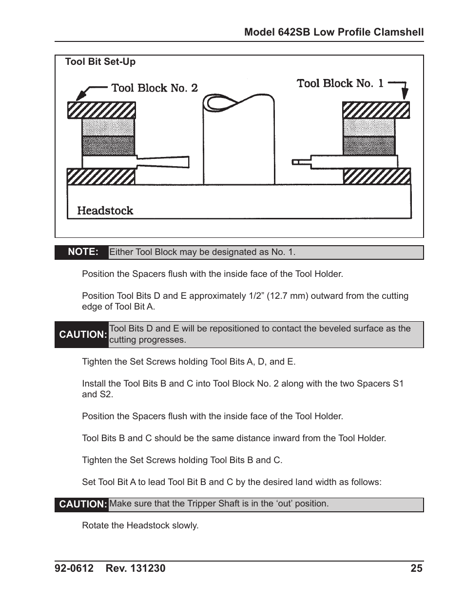 Tri Tool 642SB Clamshell Air and Hydraulic User Manual | Page 25 / 60