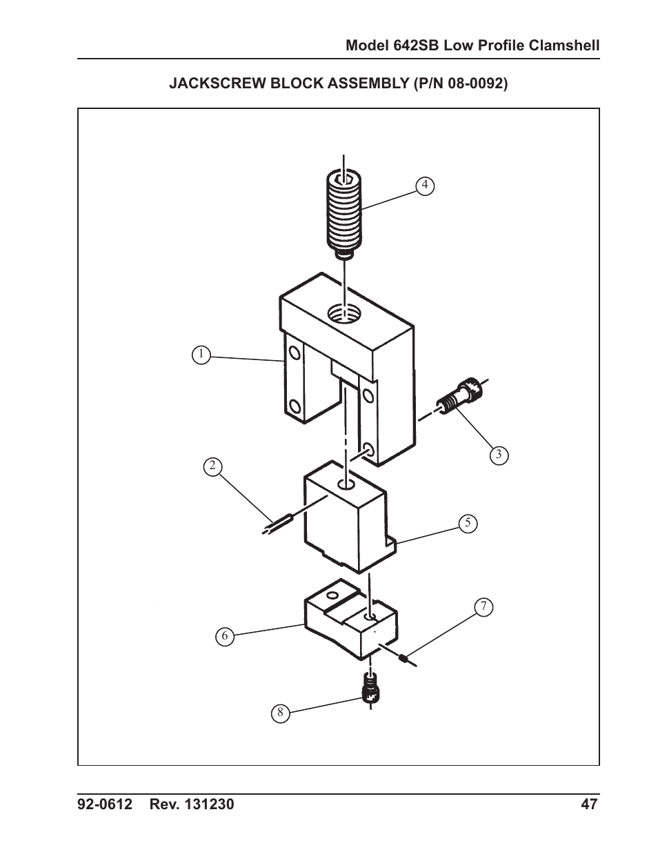 Tri Tool 642SB Clamshell Air and Hydraulic User Manual | Page 47 / 60