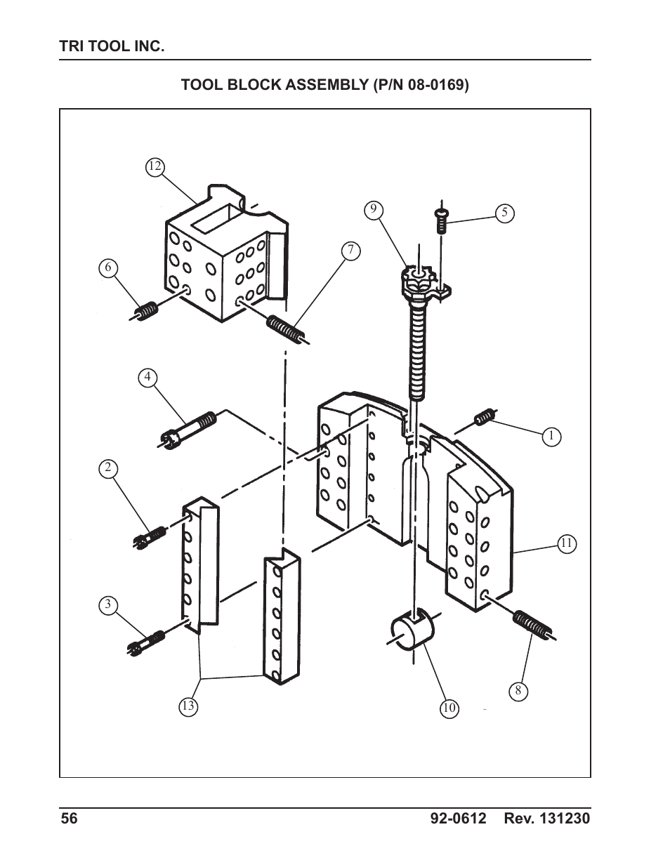 Tri Tool 642SB Clamshell Air and Hydraulic User Manual | Page 56 / 60