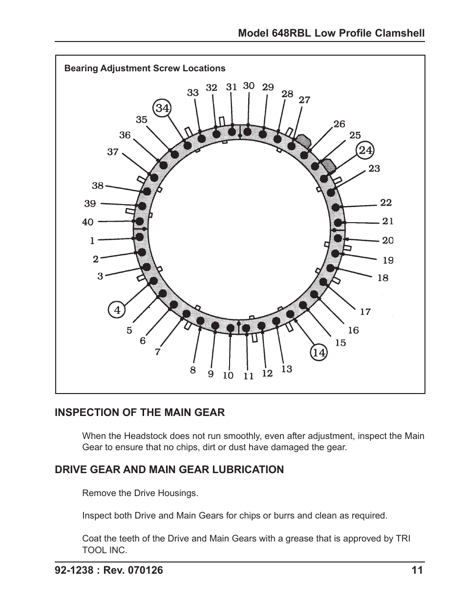Tri Tool 648RBL Clamshell User Manual | Page 11 / 52