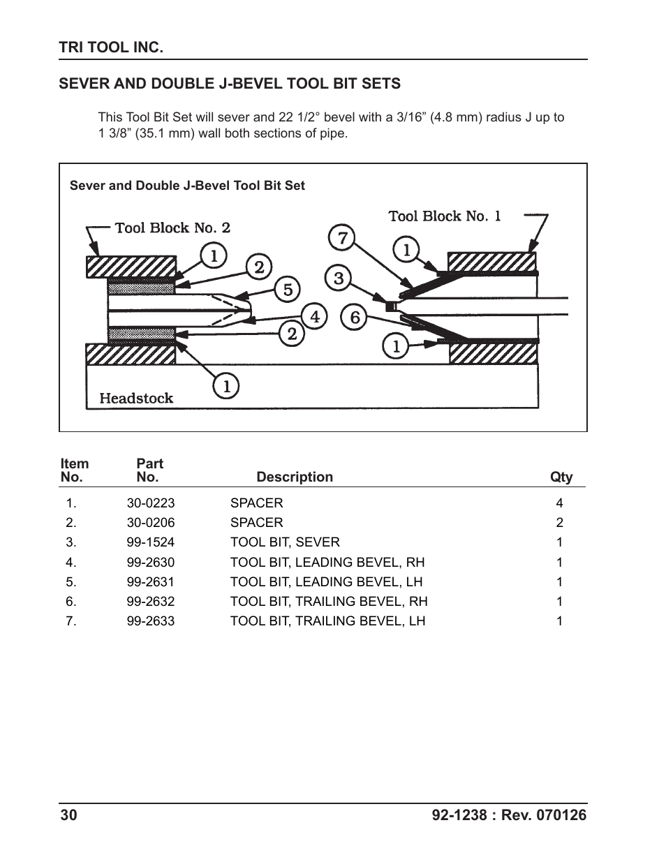 Tri Tool 648RBL Clamshell User Manual | Page 30 / 52