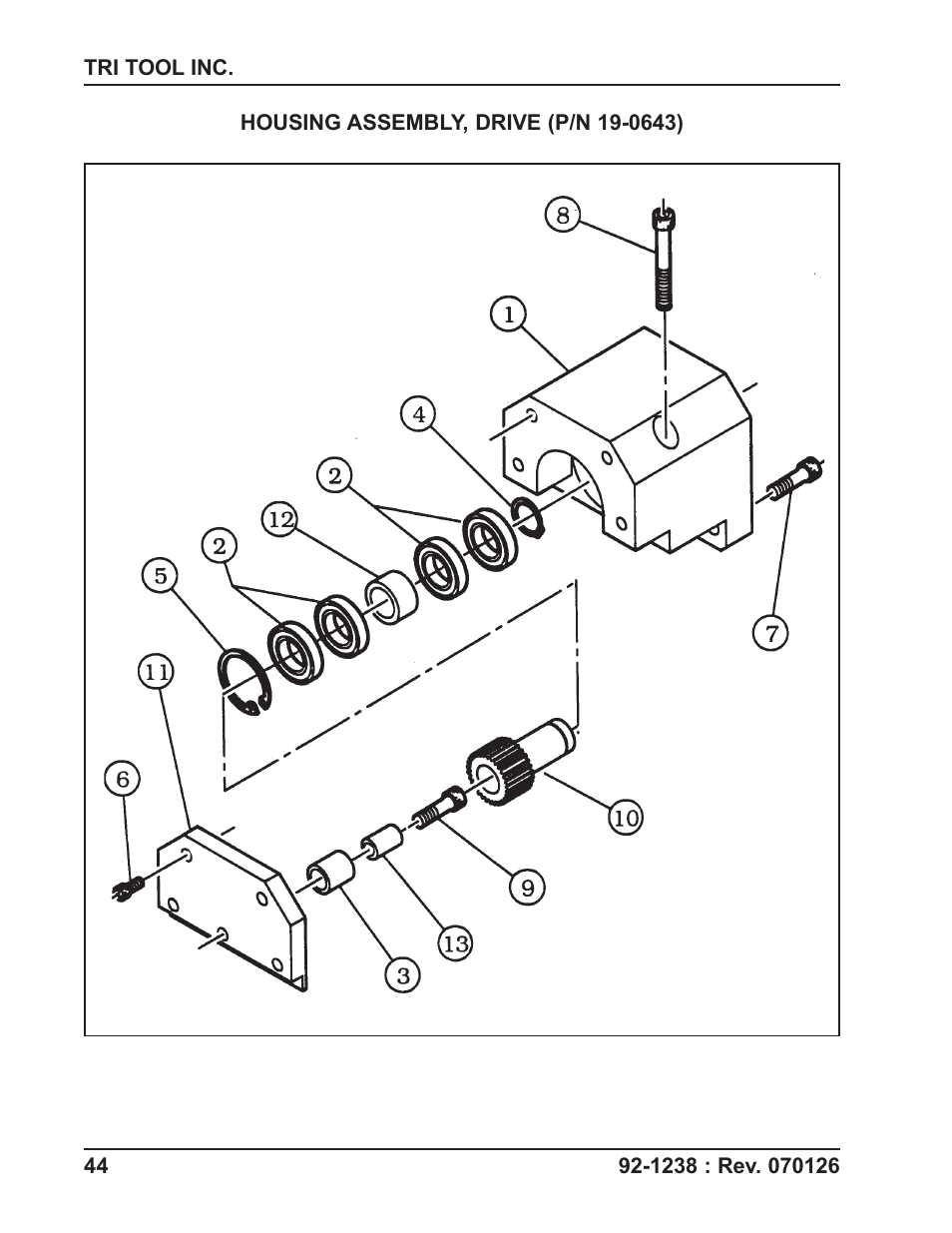 Tri Tool 648RBL Clamshell User Manual | Page 44 / 52