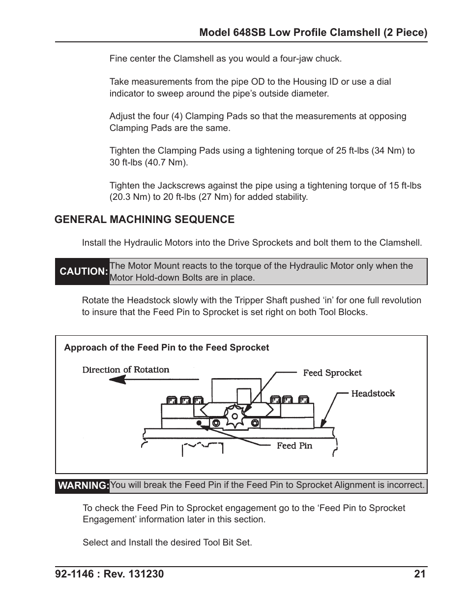 Tri Tool 648RBL Clamshell Hydraulic 2 Piece User Manual | Page 21 / 55