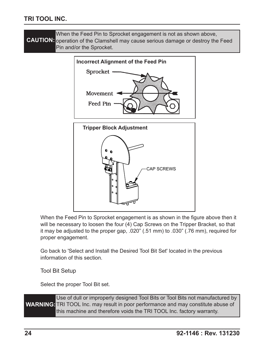 Tri Tool 648RBL Clamshell Hydraulic 2 Piece User Manual | Page 24 / 55