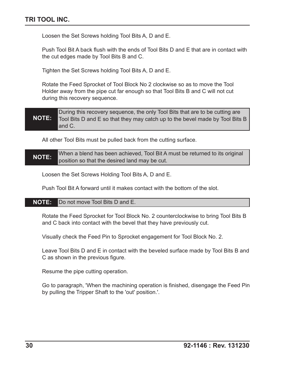 Tri Tool 648RBL Clamshell Hydraulic 2 Piece User Manual | Page 30 / 55