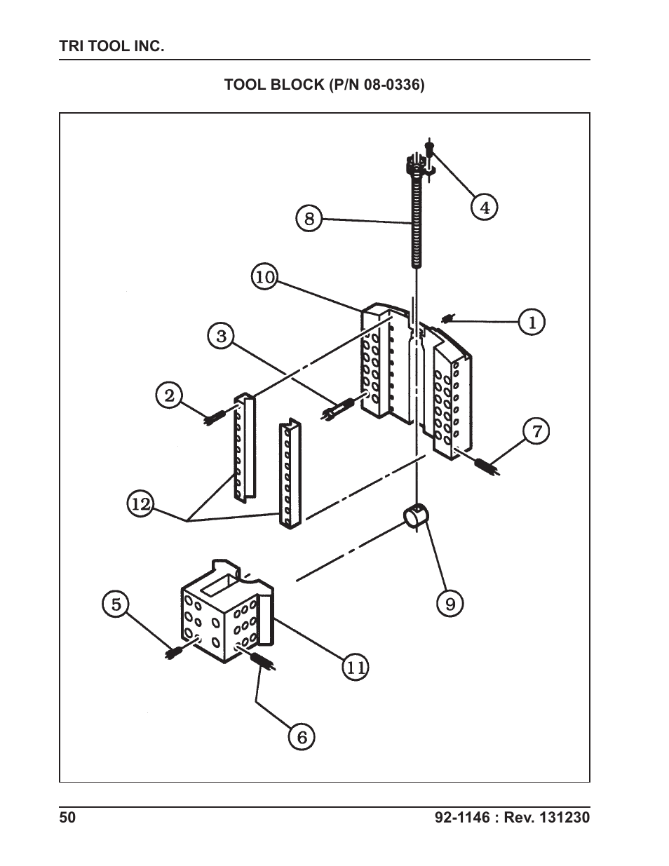 Tri Tool 648RBL Clamshell Hydraulic 2 Piece User Manual | Page 50 / 55