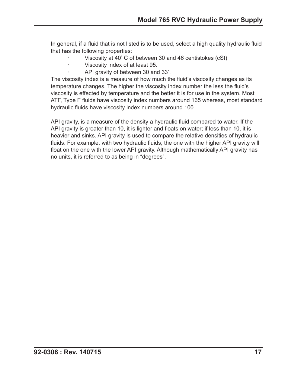 Tri Tool 765RVC Hyrdaulic Power Supply User Manual | Page 17 / 43