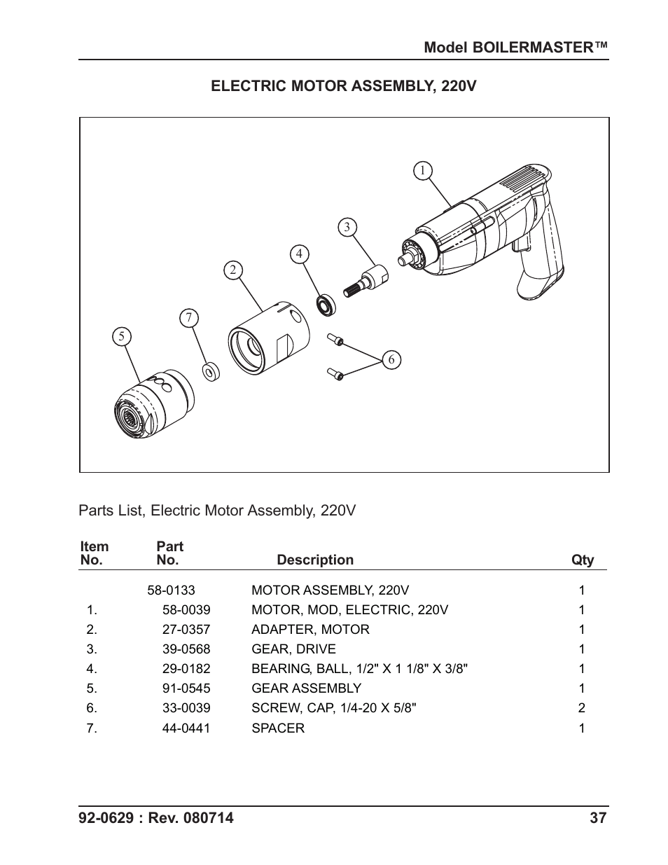 Tri Tool Boilermaster Beveler Standard User Manual | Page 37 / 43