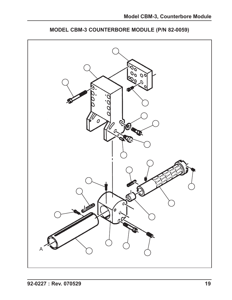 Tri Tool CBM-3 Counterbore Module User Manual | Page 19 / 21