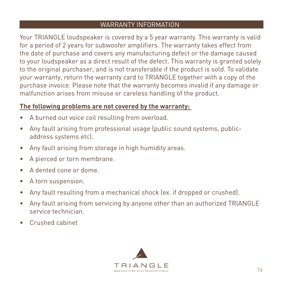 Triangle Сolor TRIANGLE User Manual | Page 14 / 24