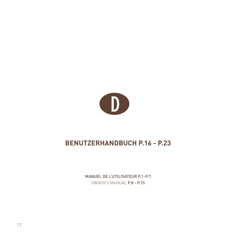 Benutzerhandbuch p.16 - p.23 | Triangle Сolor TRIANGLE User Manual | Page 17 / 24