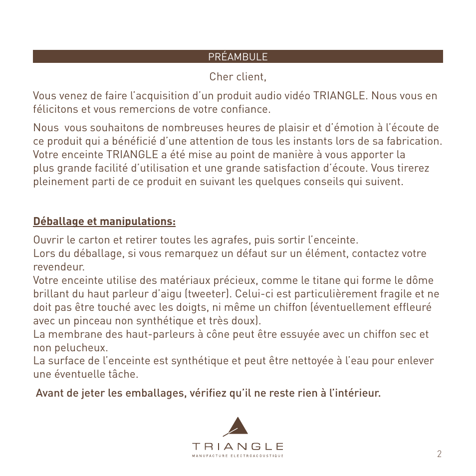 Triangle Сolor TRIANGLE User Manual | Page 2 / 24