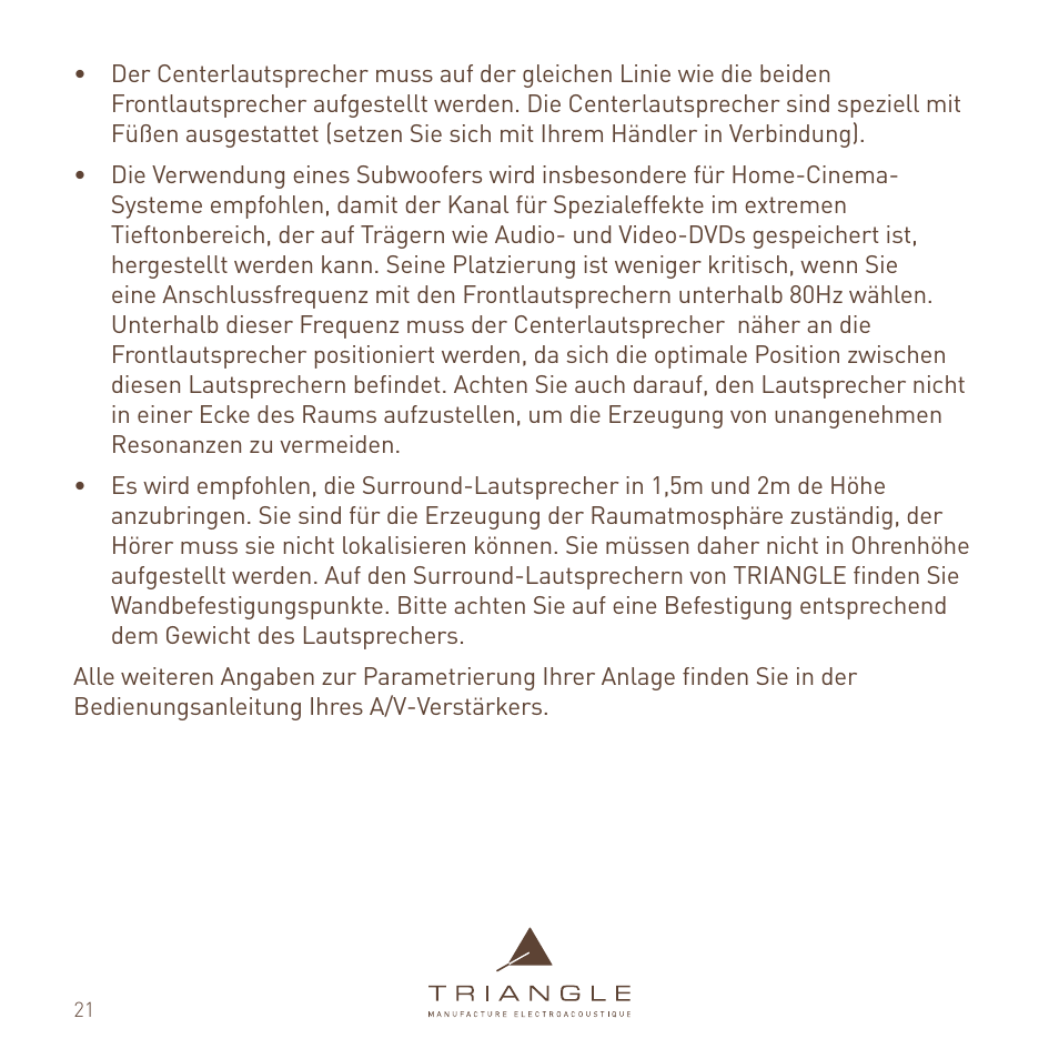 Triangle Сolor TRIANGLE User Manual | Page 21 / 24