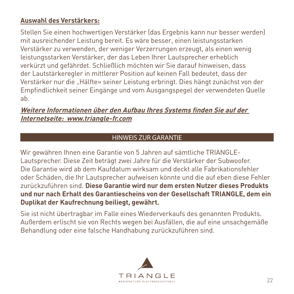 Triangle Сolor TRIANGLE User Manual | Page 22 / 24