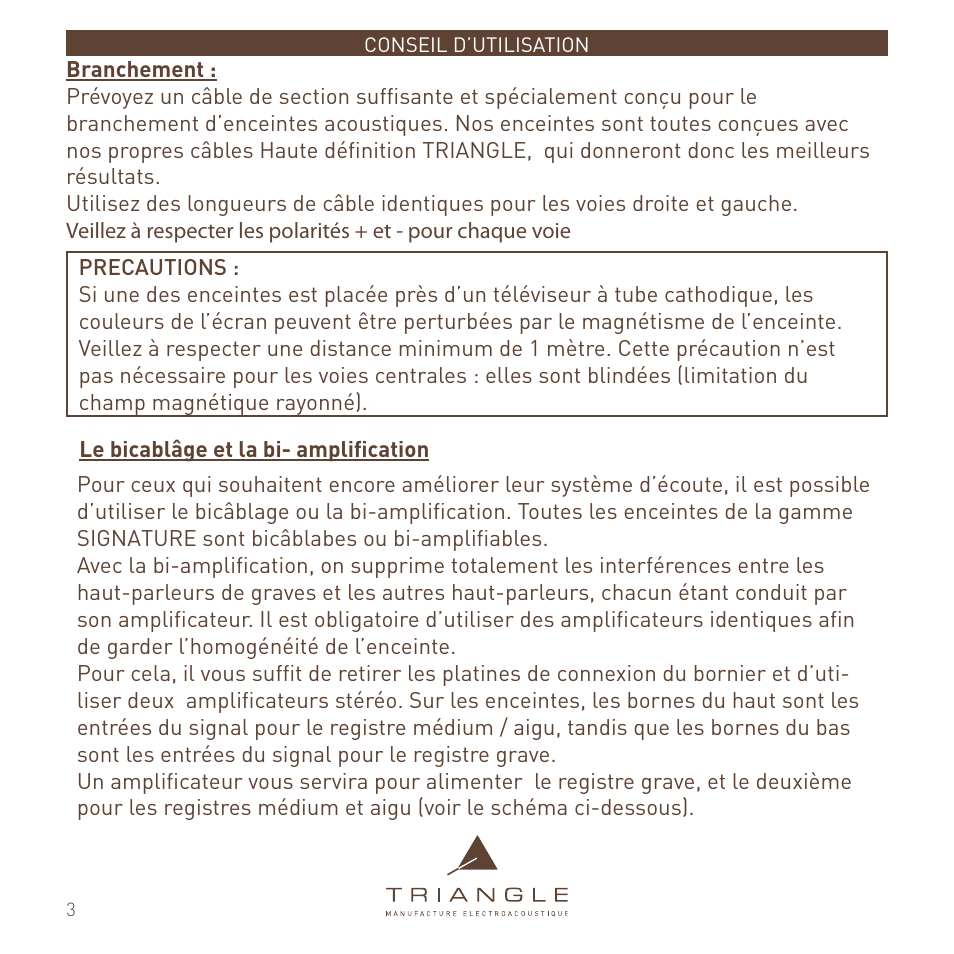 Triangle Enceinte Alpha User Manual | Page 3 / 28