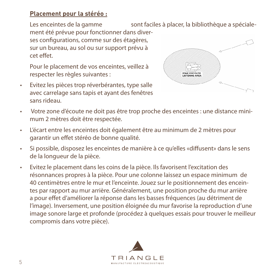 Triangle Enceinte Alpha User Manual | Page 5 / 28