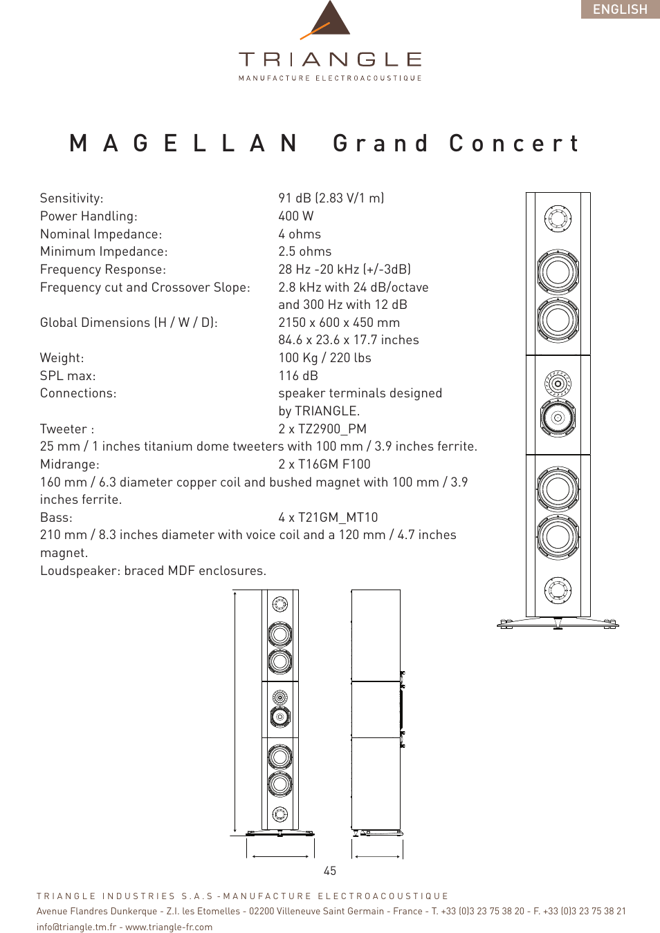 Triangle Magellan User Manual | Page 45 / 74