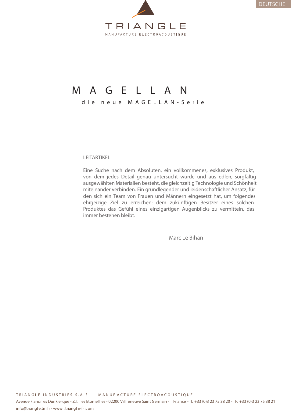 Triangle Magellan User Manual | Page 51 / 74