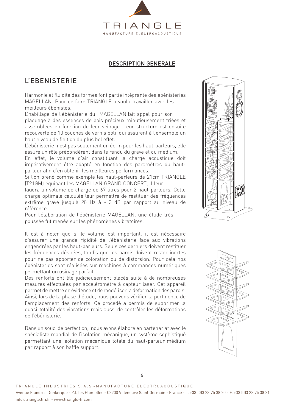 L’ebenisterie | Triangle Magellan User Manual | Page 6 / 74