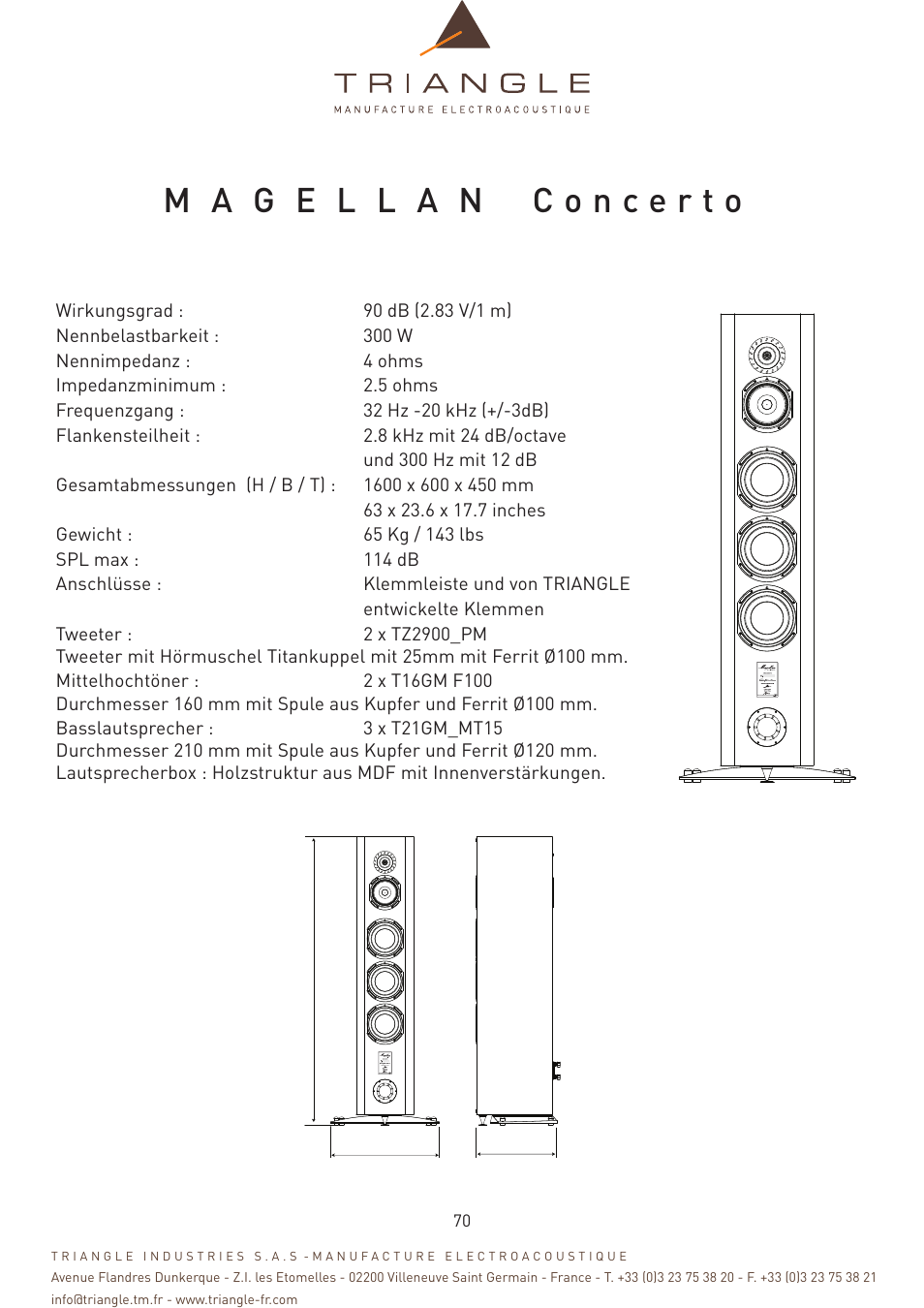 Triangle Magellan User Manual | Page 70 / 74