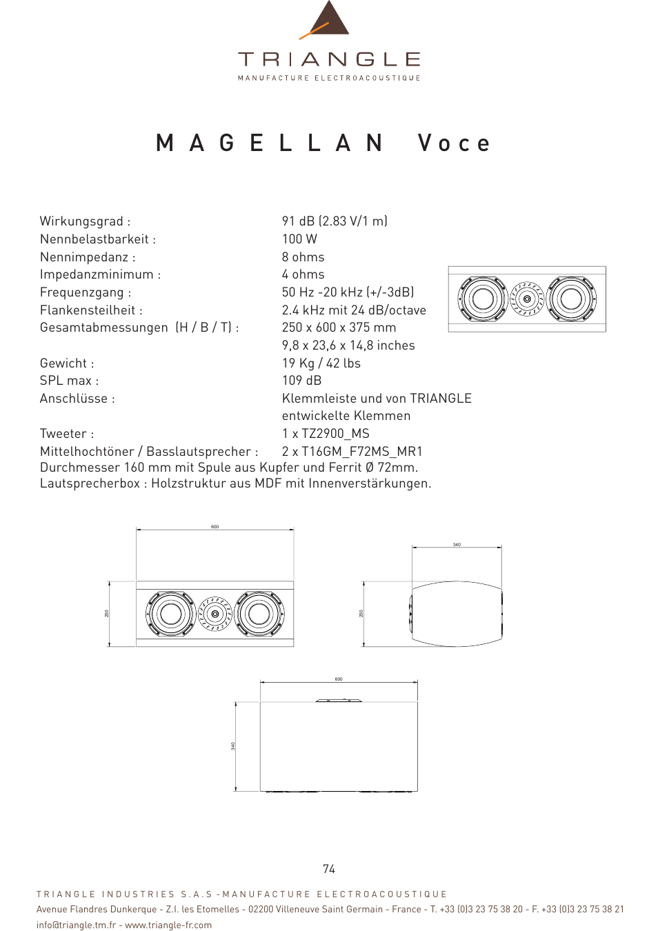 Triangle Magellan User Manual | Page 74 / 74