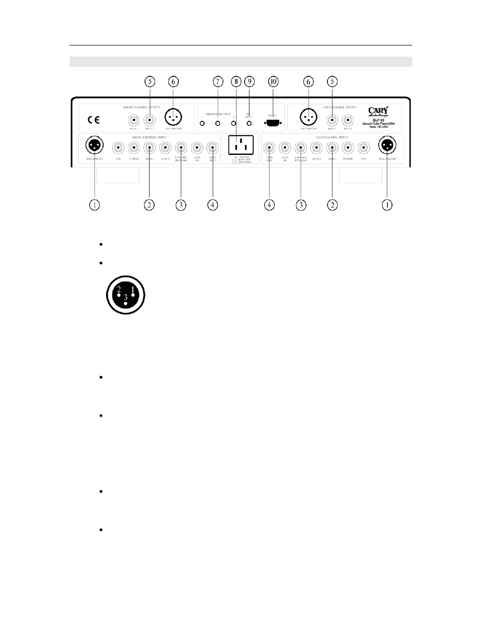 Controls and displays | Cary Audio Design SLP 03 User Manual | Page 11 / 16