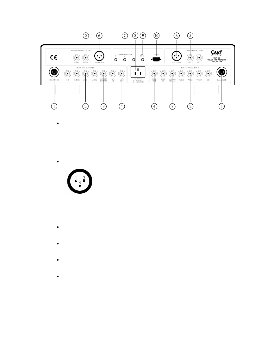 Controls and displays | Cary Audio Design SLP 03 User Manual | Page 12 / 16