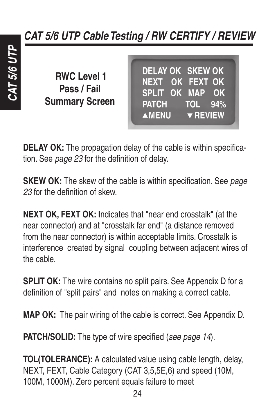 Triplett RWC1000K/RWC1000NP User Manual | Page 26 / 67