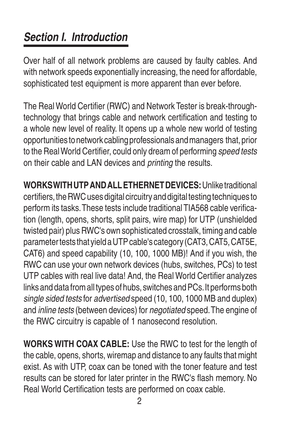 Triplett RWC1000K/RWC1000NP User Manual | Page 4 / 67