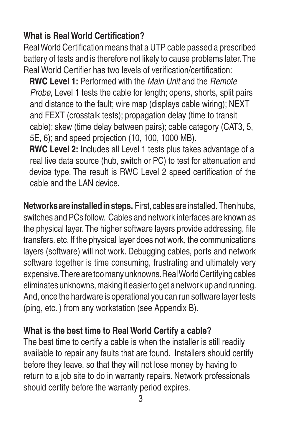 Triplett RWC1000K/RWC1000NP User Manual | Page 5 / 67