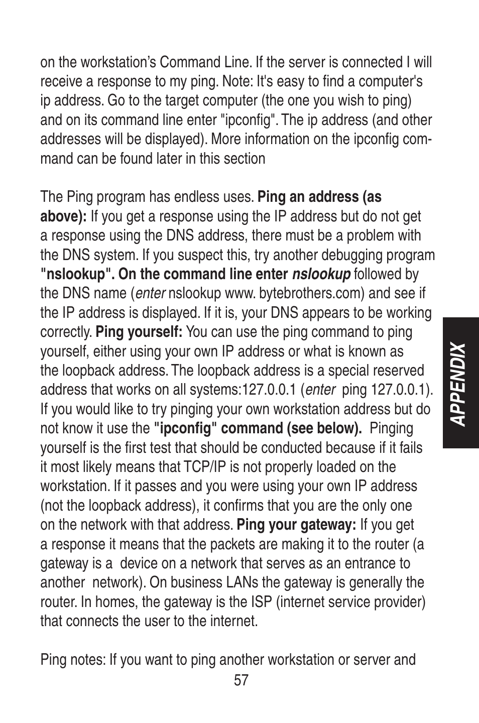 Appendix | Triplett RWC1000K/RWC1000NP User Manual | Page 59 / 67