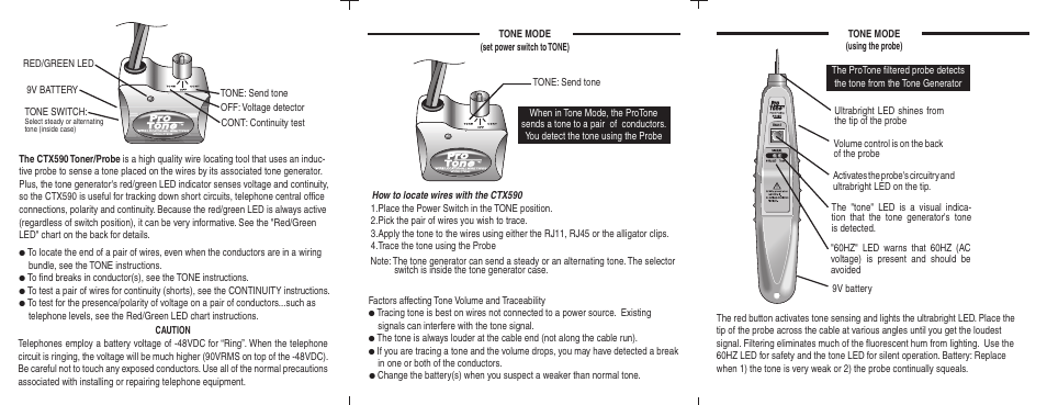 Triplett CTX590 User Manual | Page 2 / 2