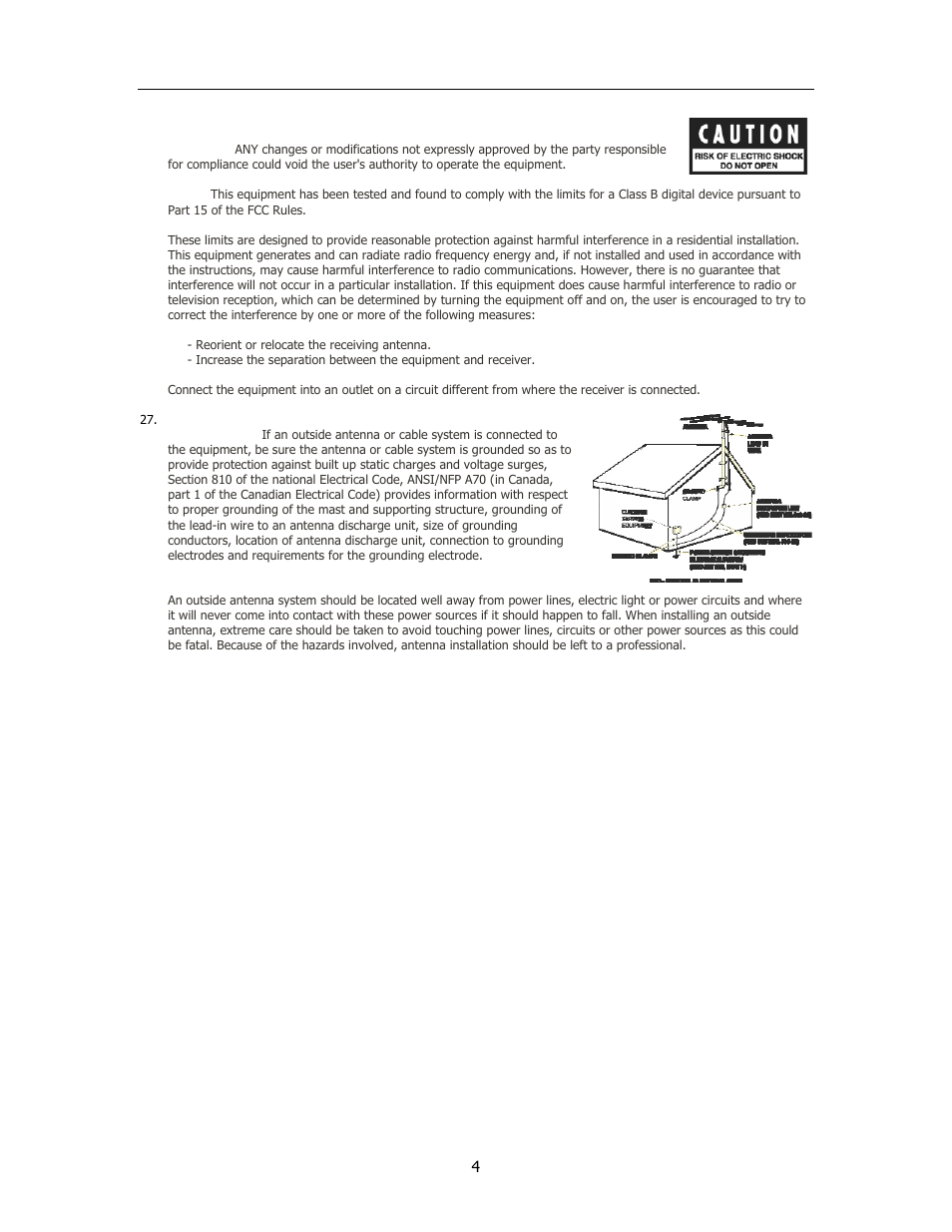 Important safety instructions | Cary Audio Design Audio CD Player User Manual | Page 5 / 22