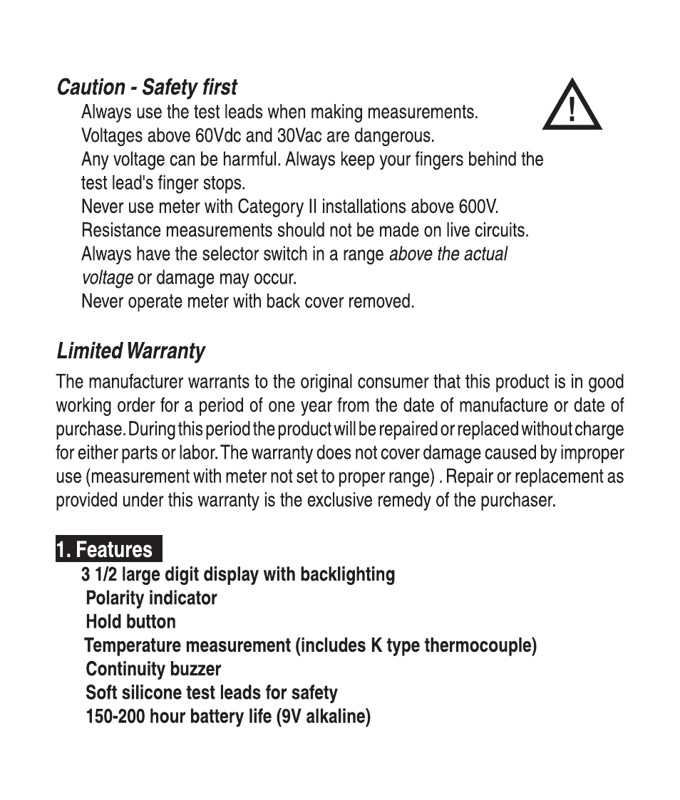 Triplett BBT858L User Manual | Page 2 / 8