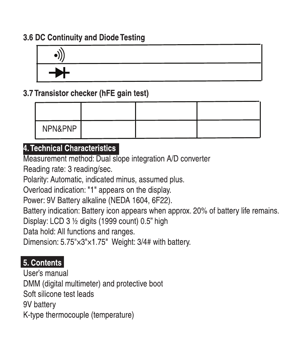 Triplett BBT858L User Manual | Page 7 / 8