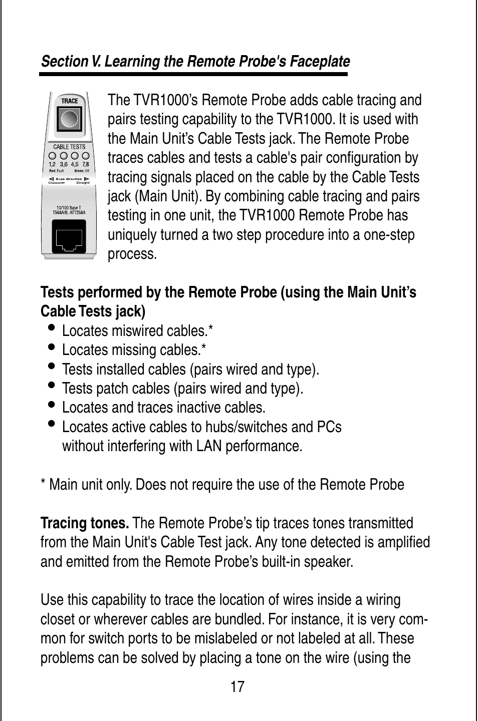 Triplett TVR10/100/1000 User Manual | Page 19 / 48