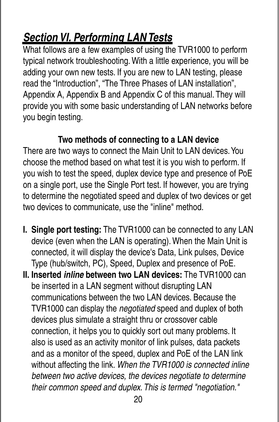 Triplett TVR10/100/1000 User Manual | Page 22 / 48