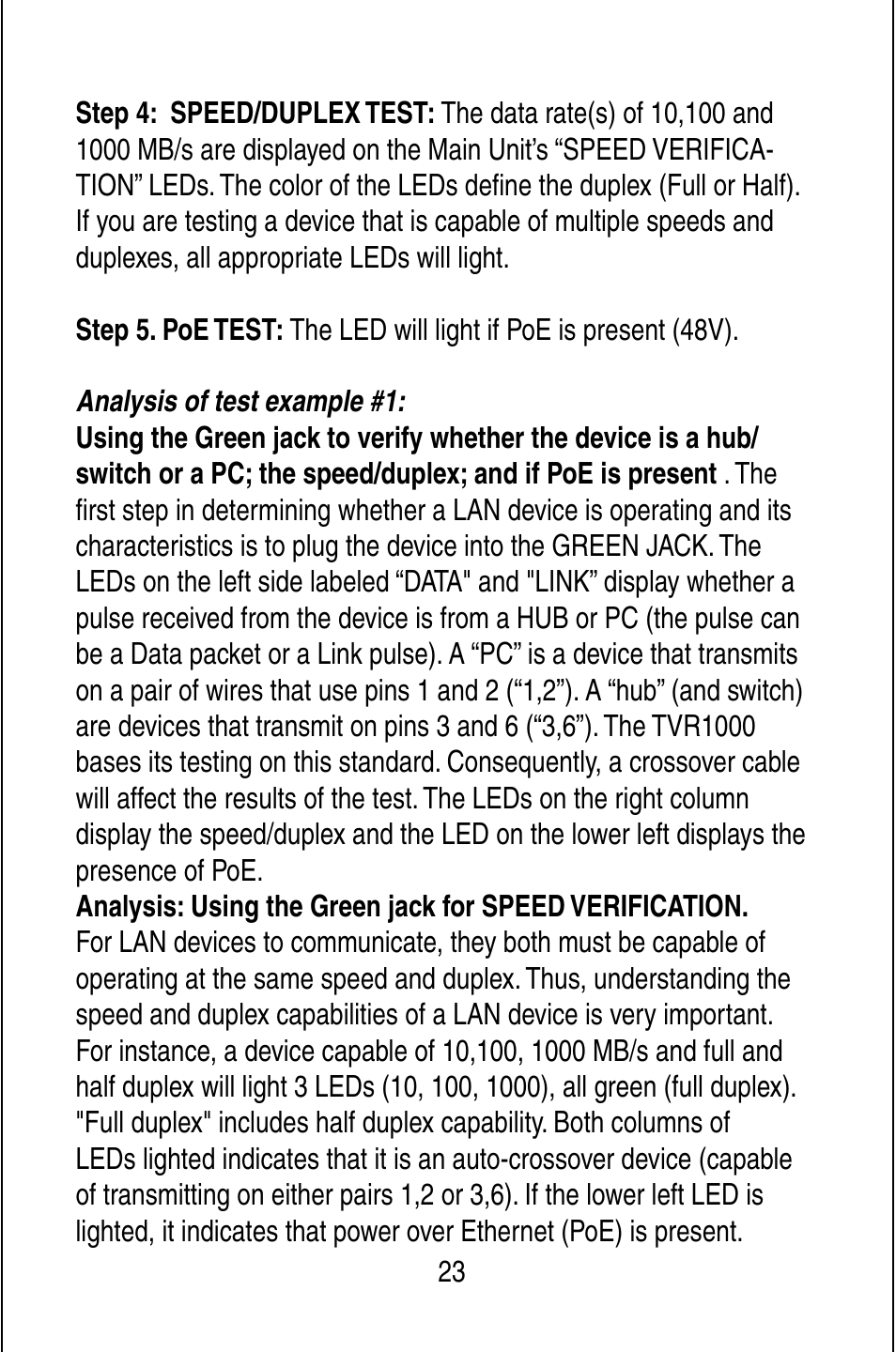 Triplett TVR10/100/1000 User Manual | Page 25 / 48