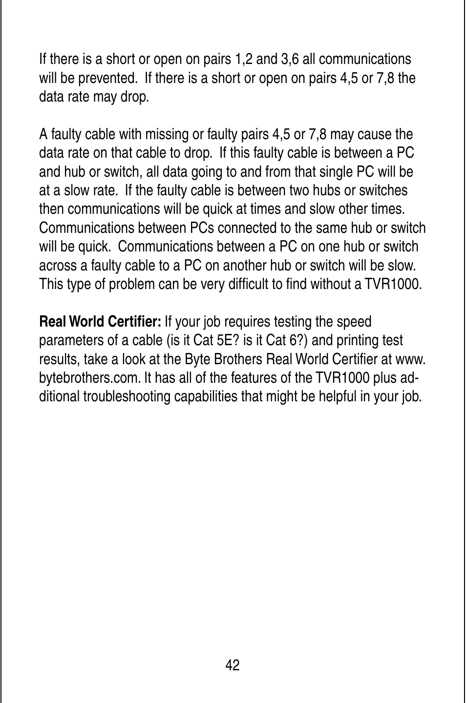 Triplett TVR10/100/1000 User Manual | Page 44 / 48