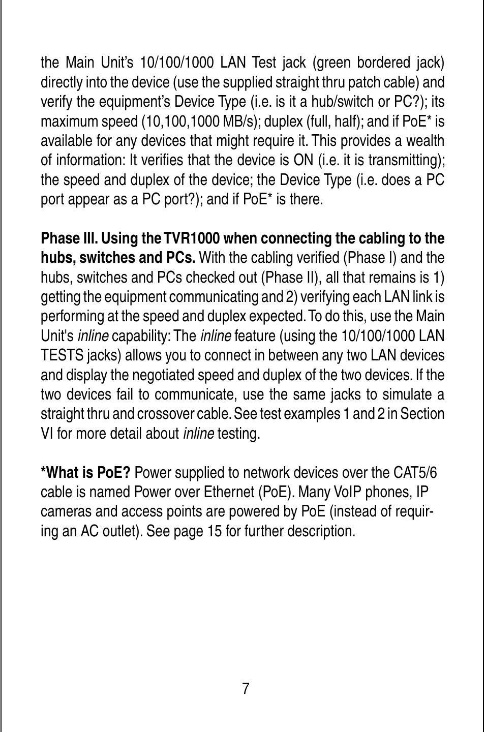Triplett TVR10/100/1000 User Manual | Page 9 / 48