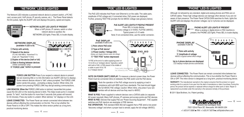 Triplett POE1000IL/POE1000ILT User Manual | Page 2 / 2