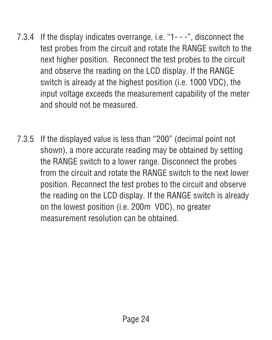 Triplett 9007 User Manual | Page 25 / 48