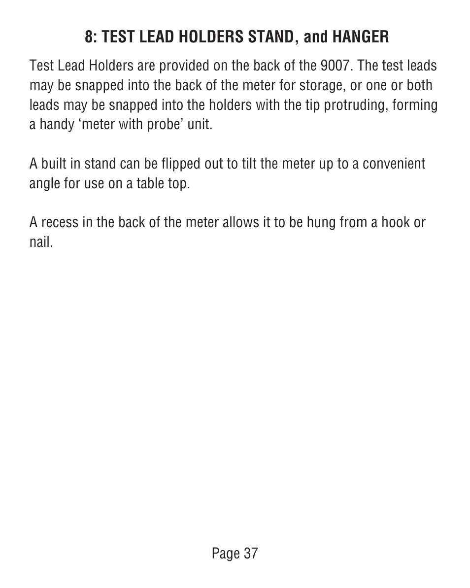 Triplett 9007 User Manual | Page 38 / 48