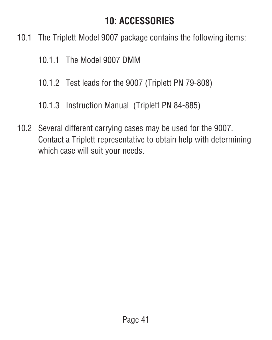 Triplett 9007 User Manual | Page 42 / 48