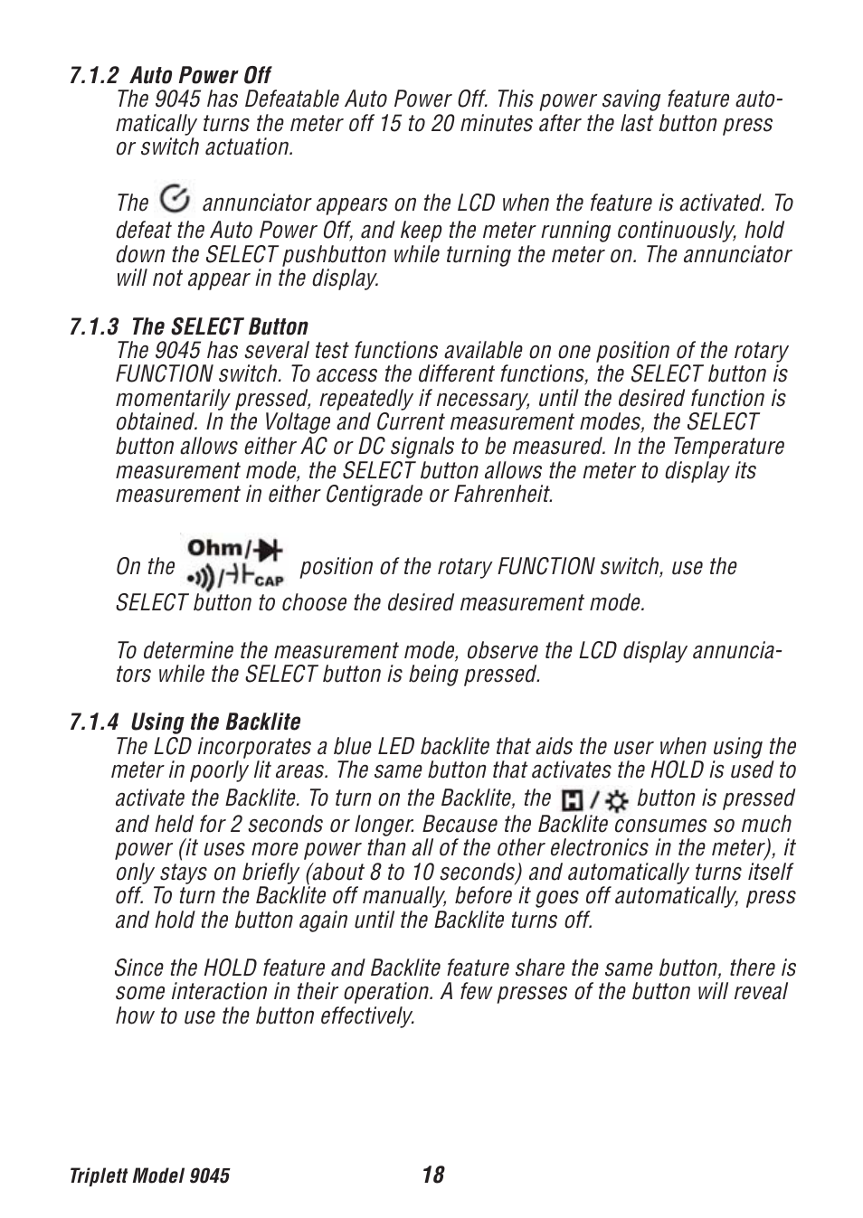 Triplett 9045 User Manual | Page 18 / 36