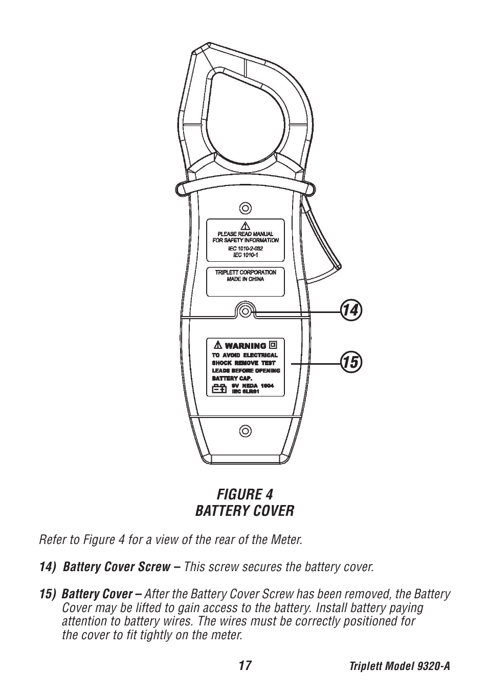 Triplett 9320-A User Manual | Page 18 / 37