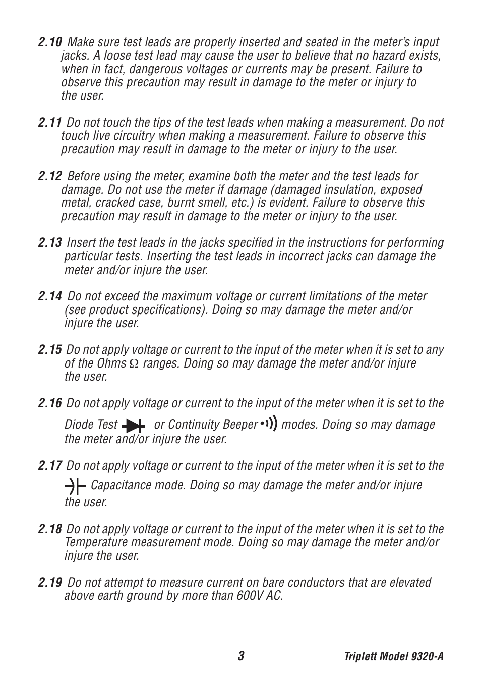 Triplett 9320-A User Manual | Page 4 / 37