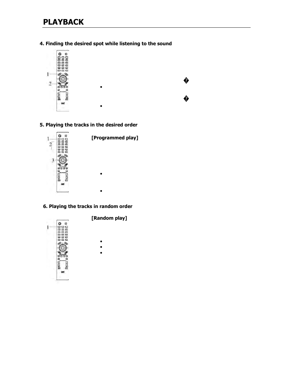 Playback | Cary Audio Design CARY AUDIO CD 306 SACD User Manual | Page 19 / 26