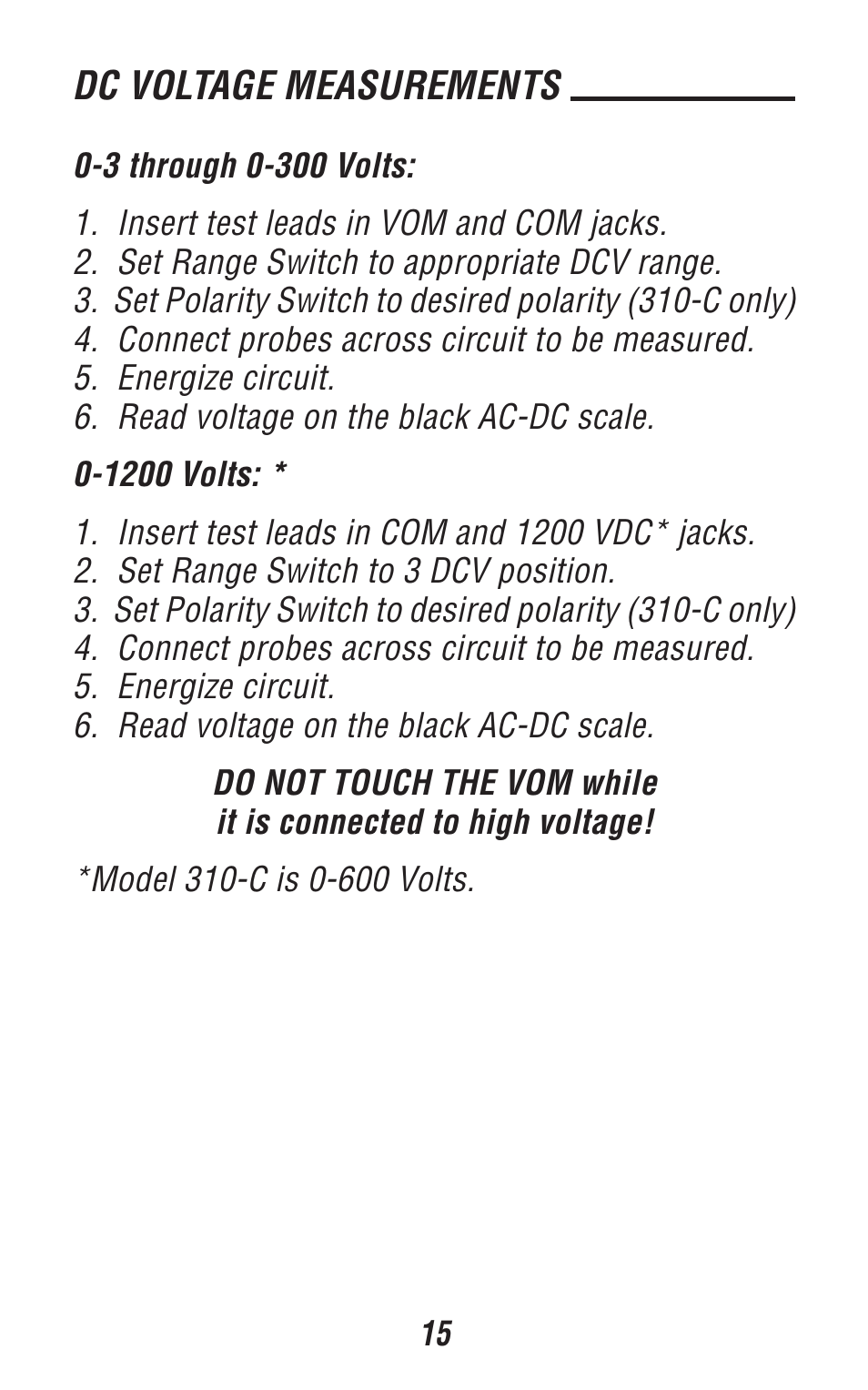 310 type 9_17 | Triplett 310 User Manual | Page 17 / 34