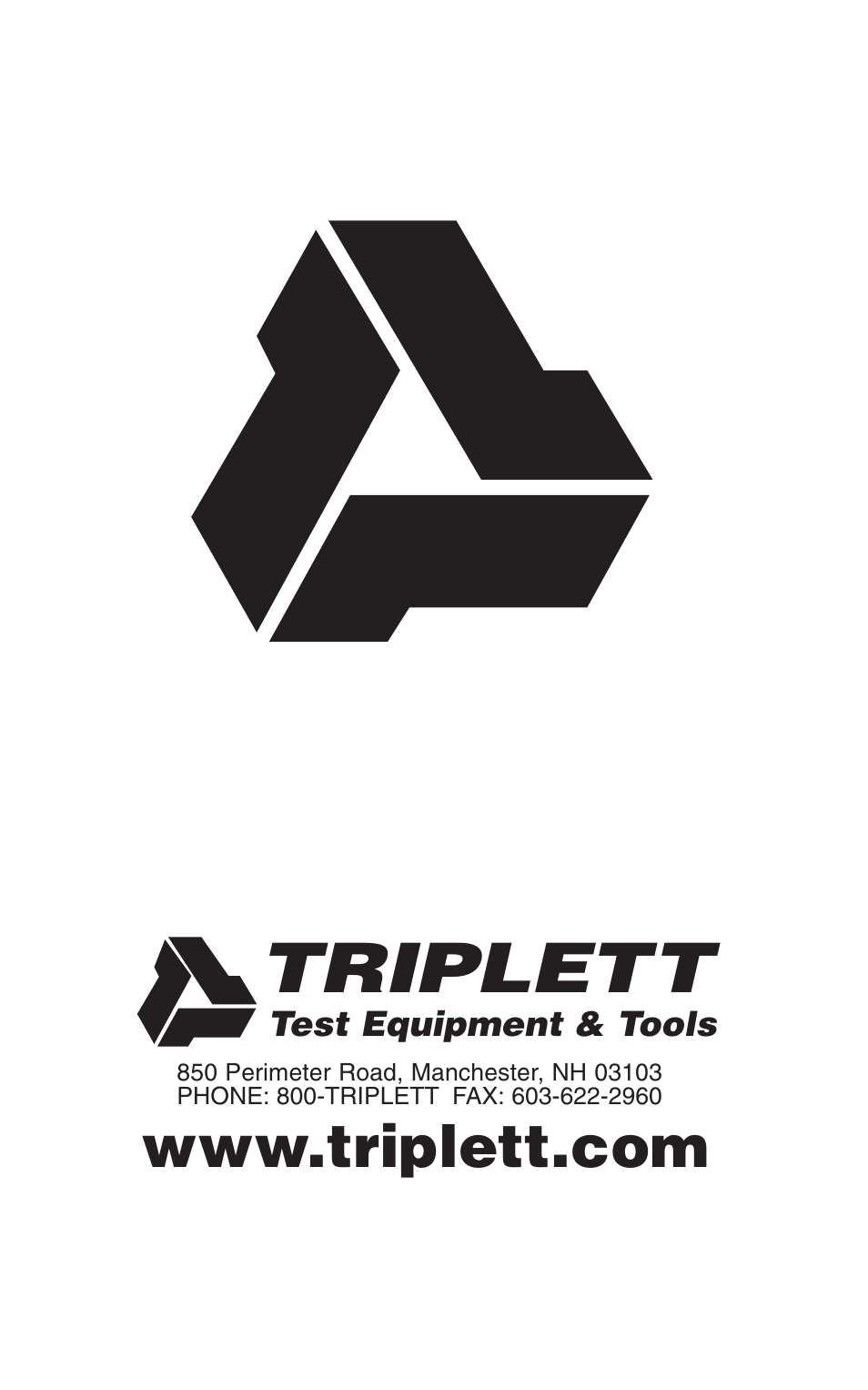 310 type 9_34, Triplett | Triplett 310 User Manual | Page 34 / 34